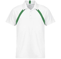 Mens Jebel Golf Shirt - Red Only-L-Green-G
