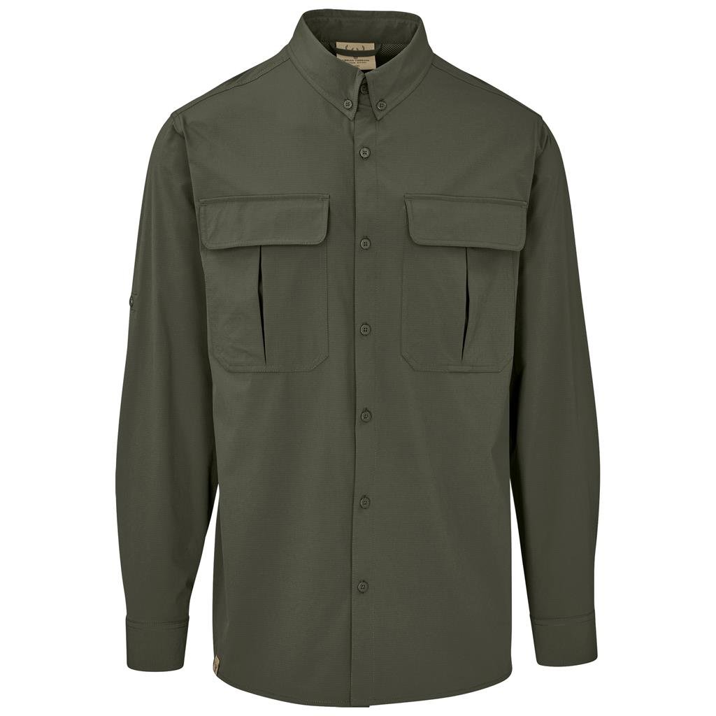Mens Long Sleeve Amatola Shirt S / OLIVE - New Clothing 2025,Shirts,Utility Shirts