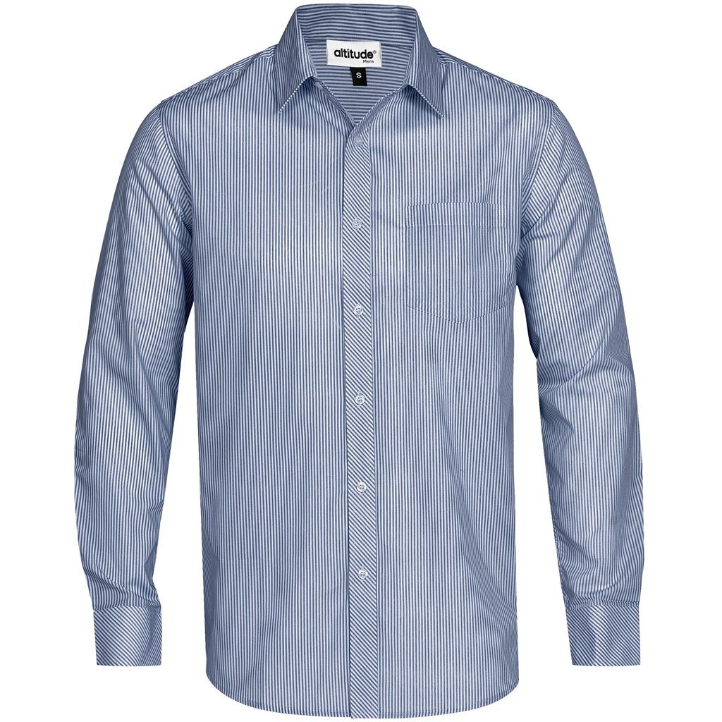 Mens Long Sleeve Birmingham Shirt - Light Blue