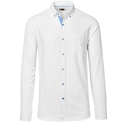 Mens Long Sleeve Casablanca Shirt - Navy Only-