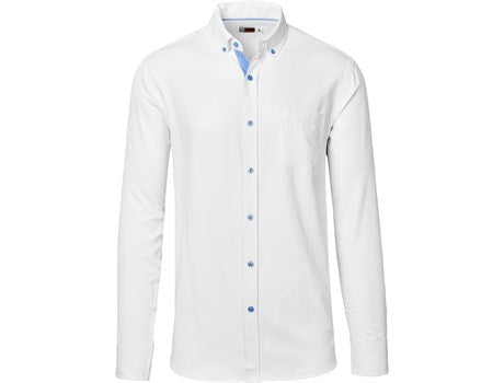 Mens Long Sleeve Casablanca Shirt - Navy Only-