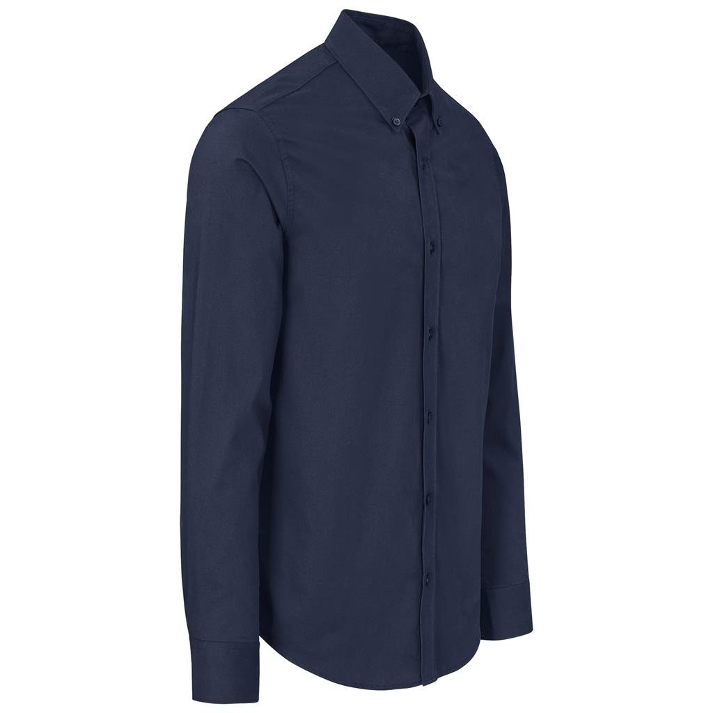 Mens Long Sleeve Cotton Twill Moderna Shirt - Lounge Shirts,New Clothing 2025