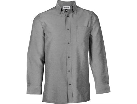 Mens Long Sleeve Oxford Shirt - White Only-