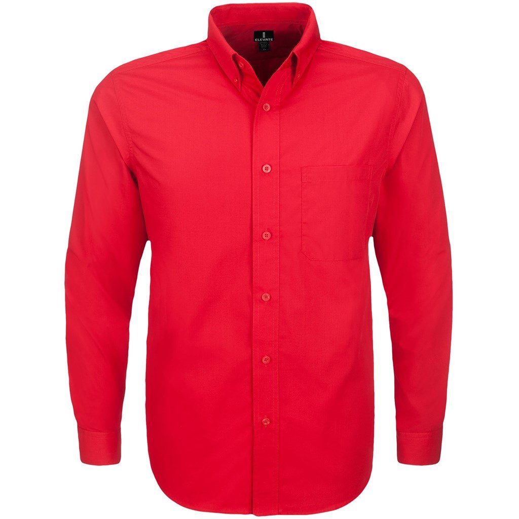 Mens Long Sleeve Preston Shirt - Red S / R