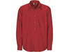 Mens Long Sleeve Washington Shirt - Red