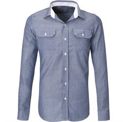 Mens Long Sleeve Windsor Shirt-