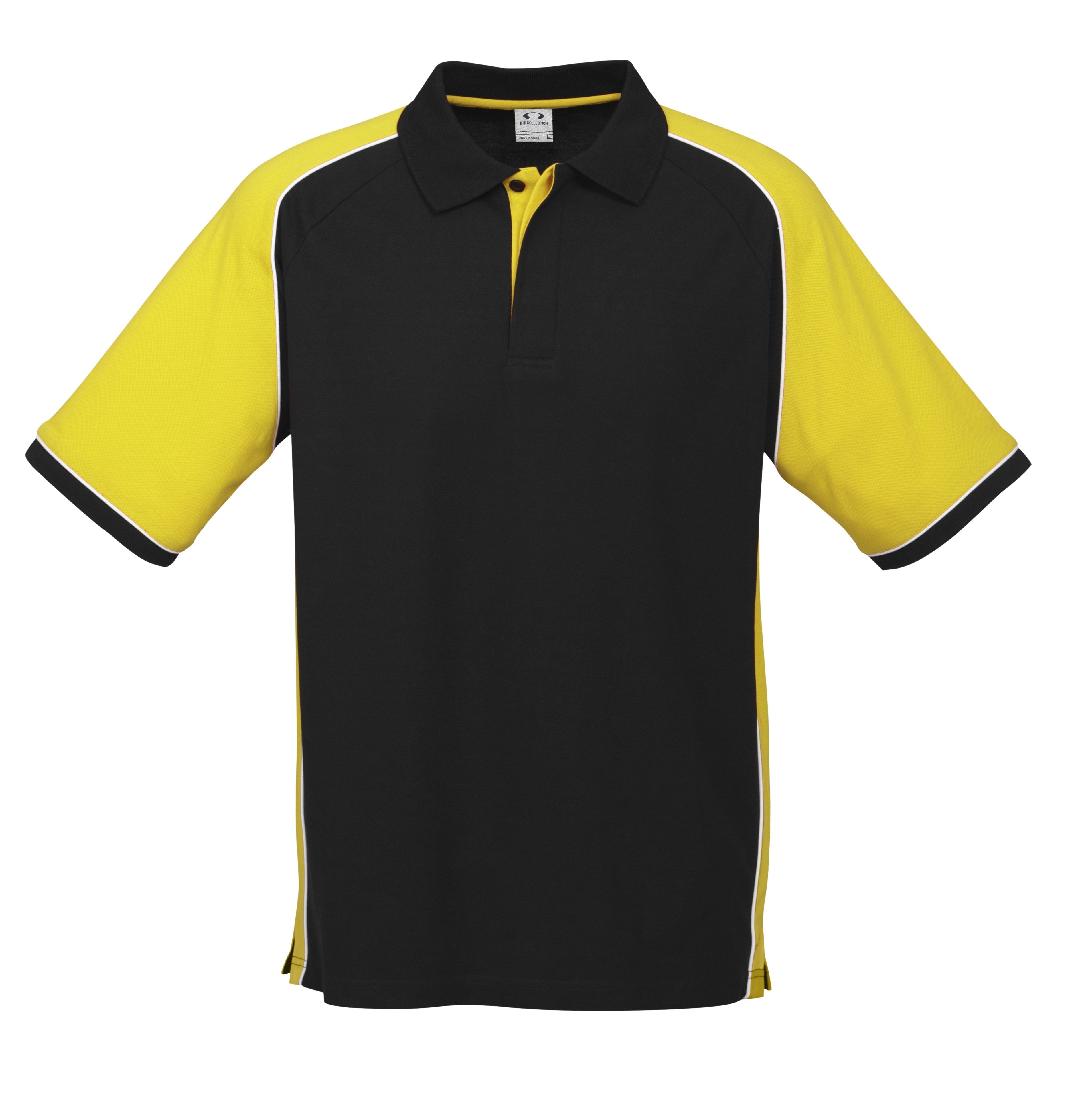 Mens Nitro Golf Shirt - Purple Only-2XL-Yellow-Y