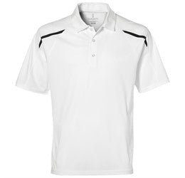 Mens Nyos Golf Shirt - White Only-