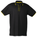 Mens Piping Golfer  Black/Yellow / SML / Regular - Golf