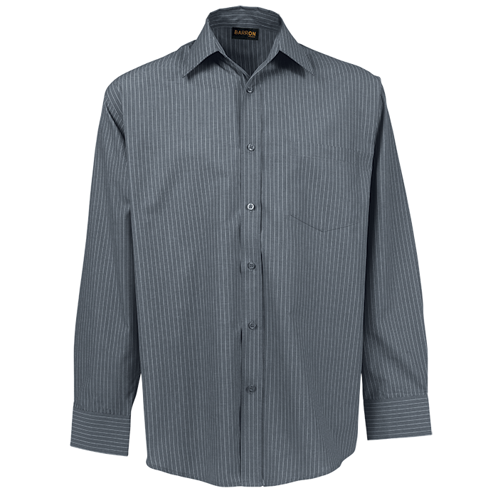 Mens Quest Lounge Long Sleeve Grey/White / SML / Regular - Shirts-Corporate