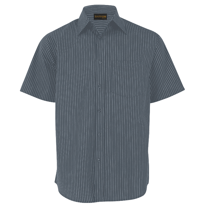 Mens Quest Lounge Short Sleeve Grey/White / SML / Regular - Shirts-Corporate