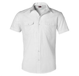 Mens Short Sleeve Bayport Shirt - Light Blue Only-