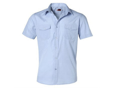 Mens Short Sleeve Bayport Shirt - Light Blue Only-