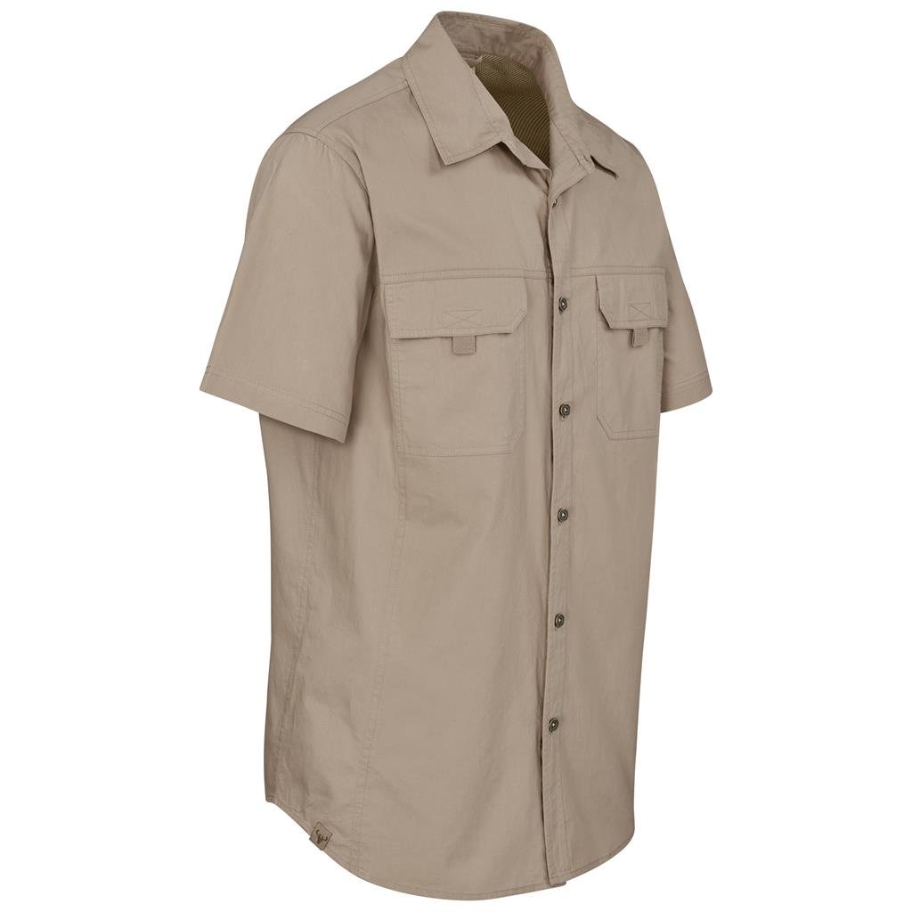 Mens Short Sleeve Mawenzi Twill Shirt - New Clothing 2025,Shirts,Utility Shirts