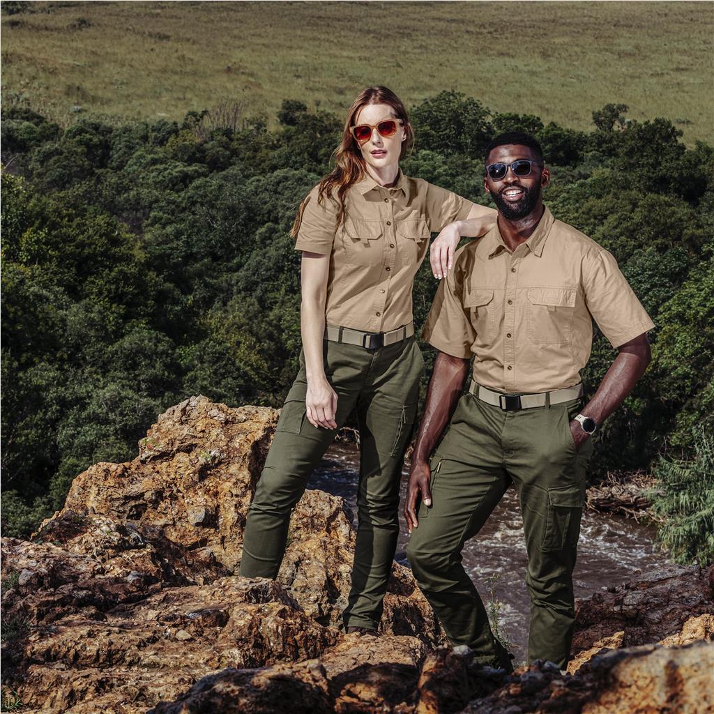 Mens Short Sleeve Mawenzi Twill Shirt - New Clothing 2025,Shirts,Utility Shirts