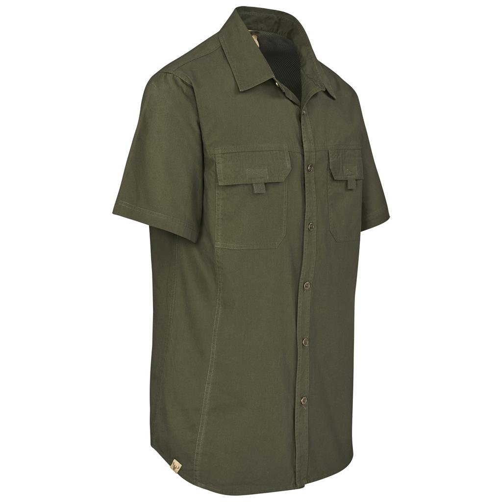 Mens Short Sleeve Mawenzi Twill Shirt - New Clothing 2025,Shirts,Utility Shirts