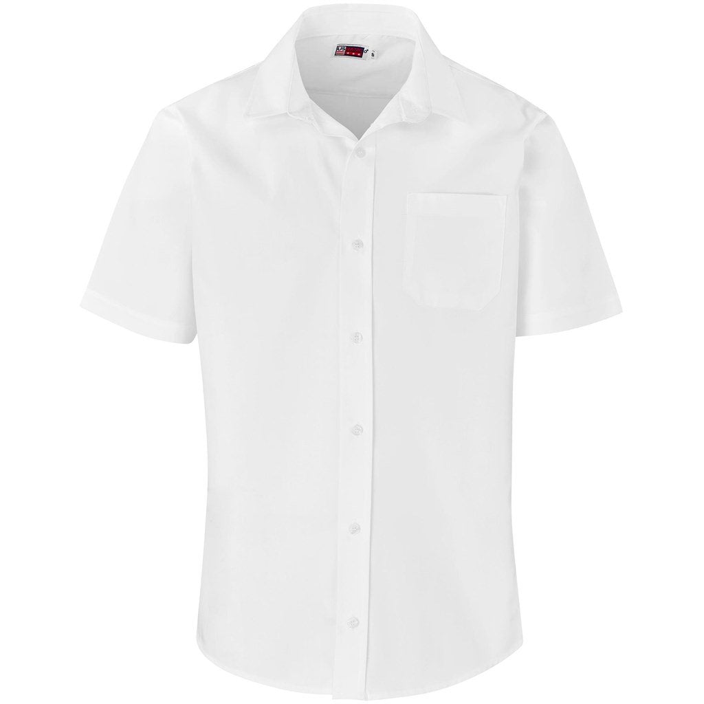 Mens Short Sleeve Milano Shirt L / White / W