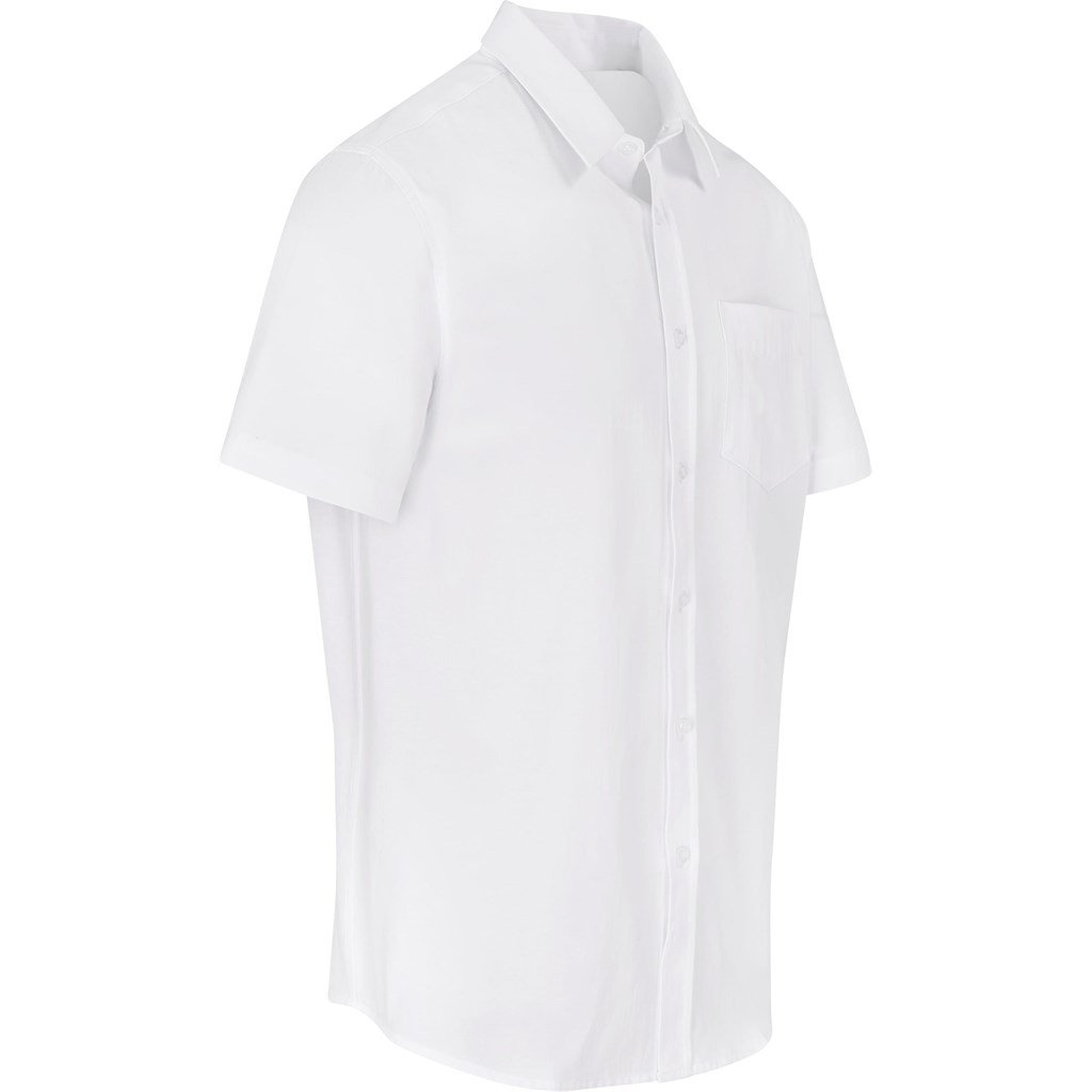 Mens Short Sleeve Oxford Shirt - Lounge Shirts