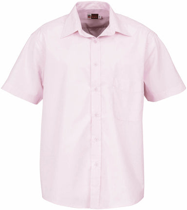 Mens Short Sleeve Washington Shirt - Pink L / PI