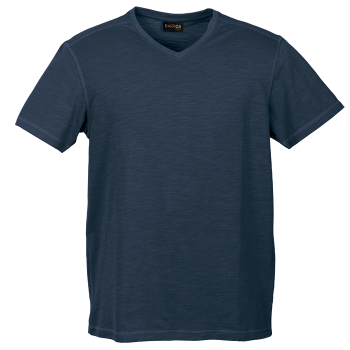 Mens Slub V Neck T-Shirt - T-Shirts