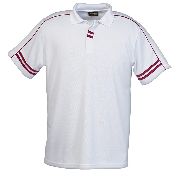 Mens Spirit Golfer White/Red / SML / Regular - Golf Shirts