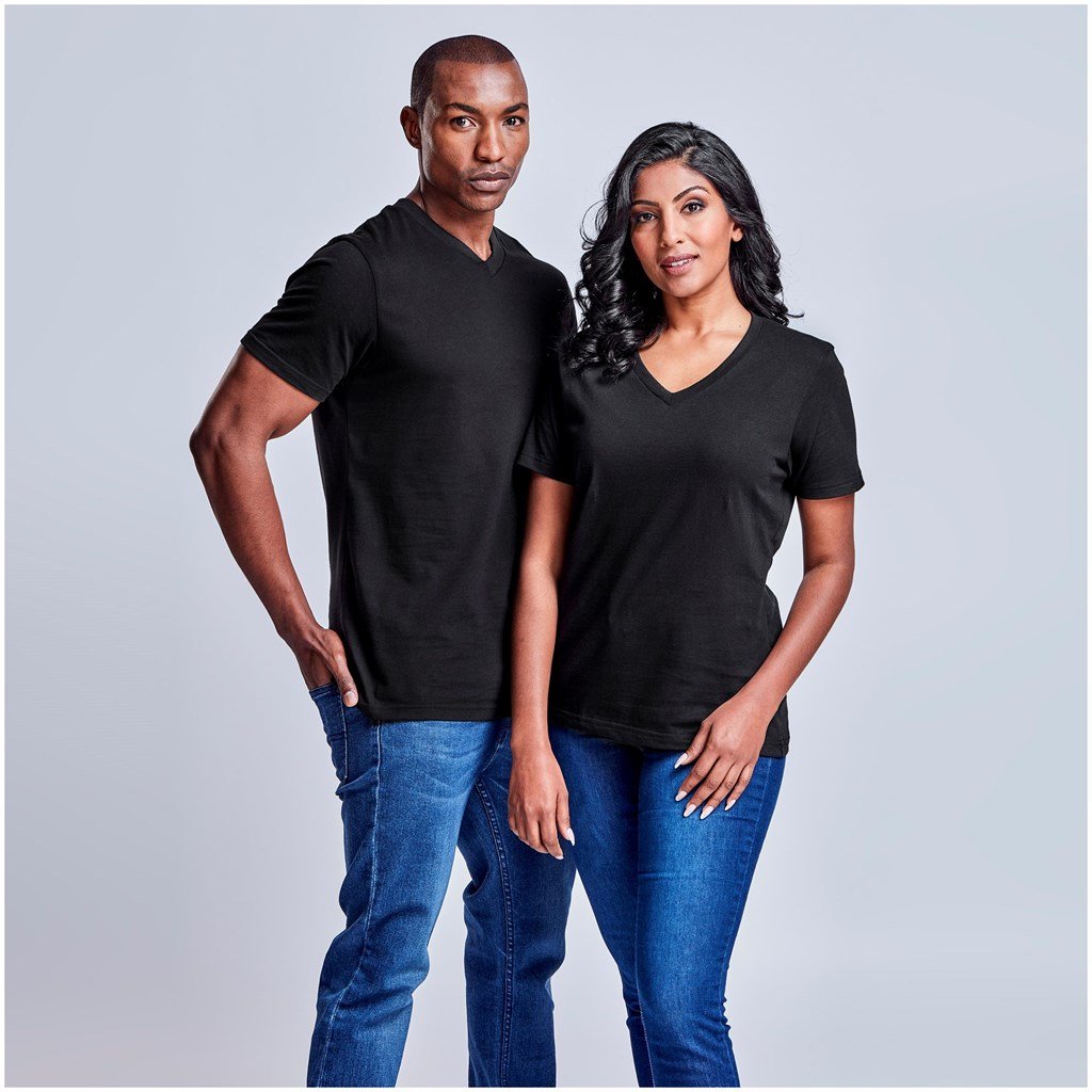 Mens Super Club 165 V-Neck T-Shirt - Lime