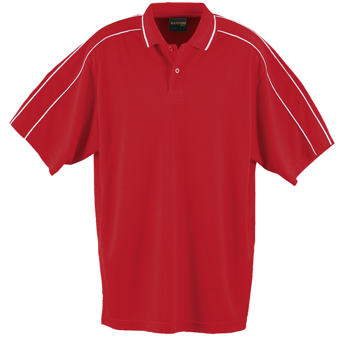 Mens X-treme Golfer Red/White / LAR / Regular - Golf Shirts