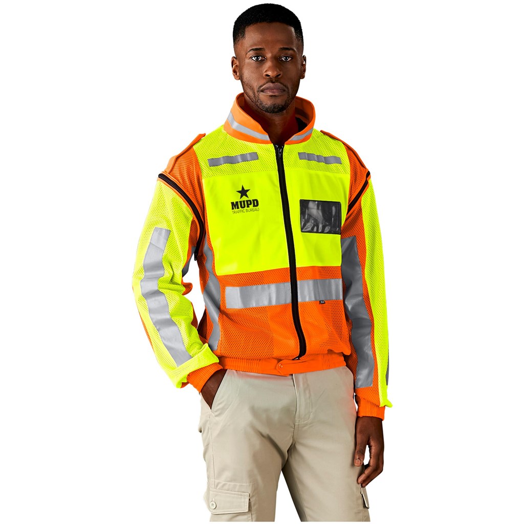 Metro Two-Tone High Visibility Reflective Zip-Off Jacket - Work Safety Protective Gear
