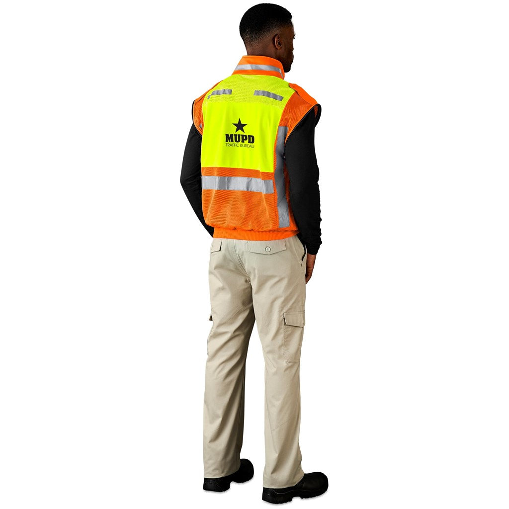 Metro Two-Tone High Visibility Reflective Zip-Off Jacket - Work Safety Protective Gear