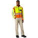 Metro Two-Tone High Visibility Reflective Zip-Off Jacket - Work Safety Protective Gear