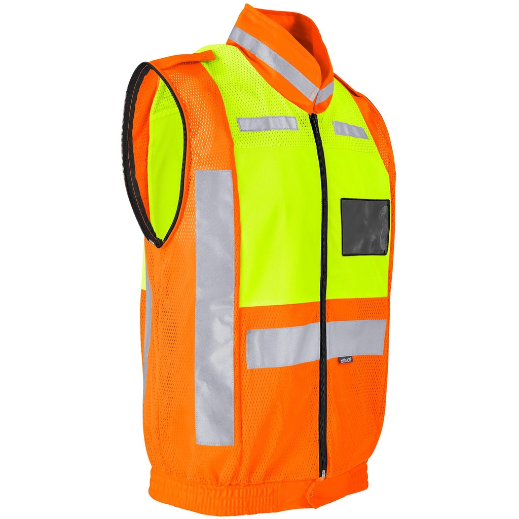 Metro Two-Tone High Visibility Reflective Zip-Off Jacket - Work Safety Protective Gear