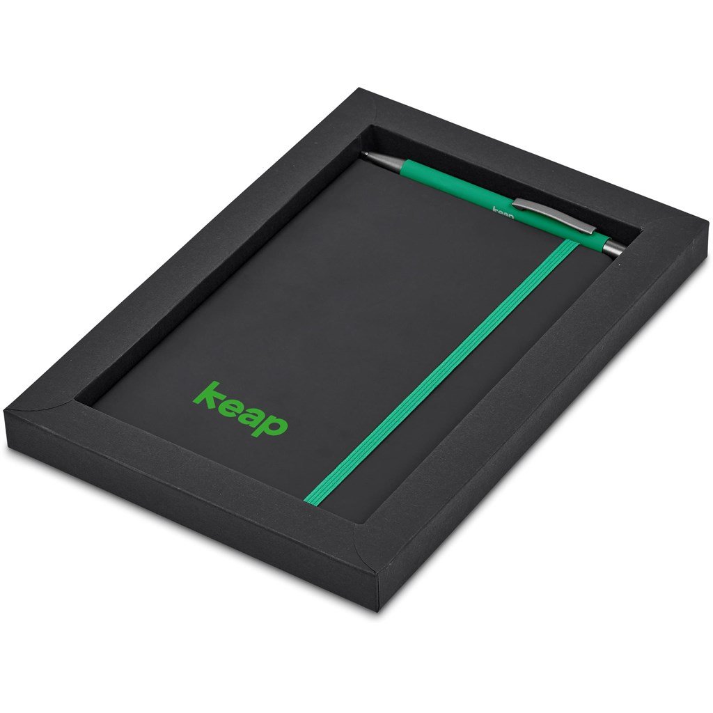 Miller Notebook & Pen Set GREEN - Sets,Notebook Sets