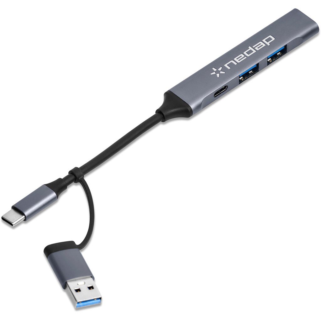 Minsk 2-in-1 Connector USB Hub GUN METAL - Hubs,Technology
