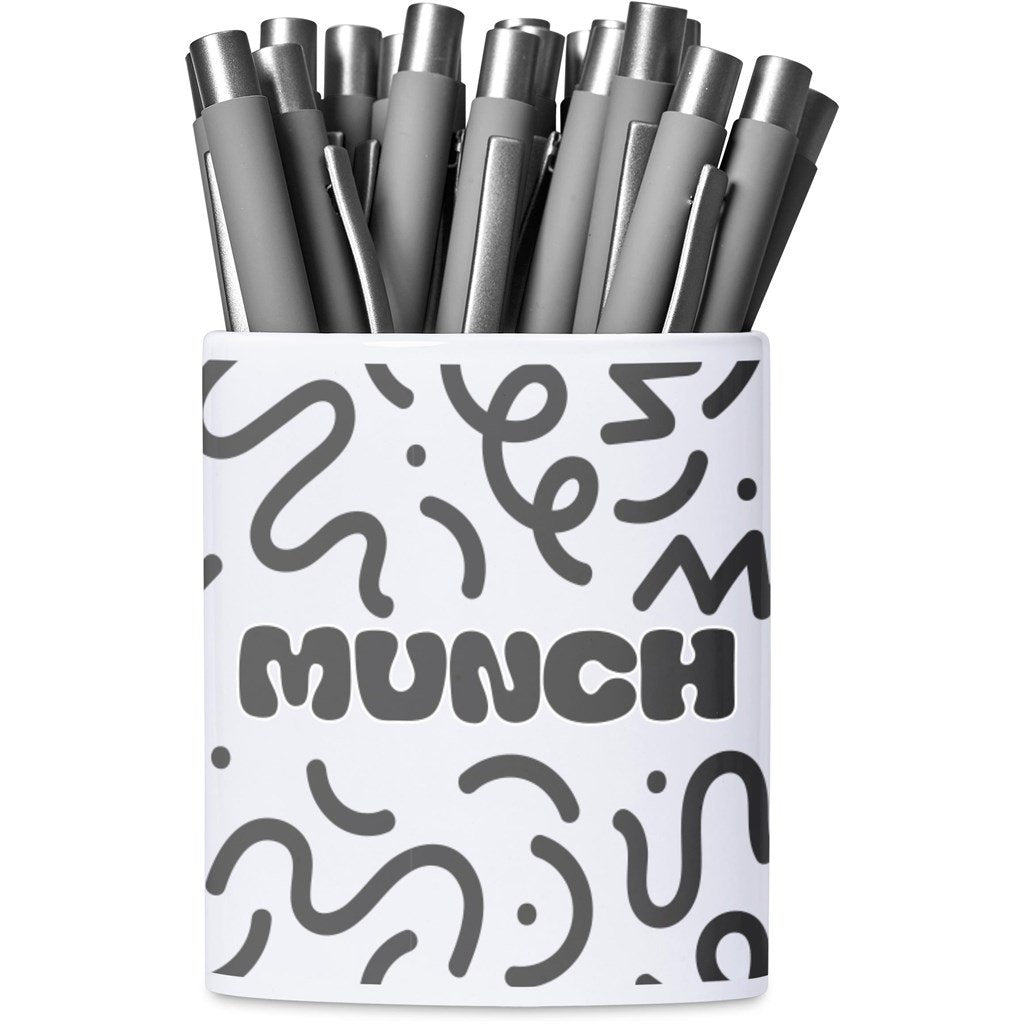 Mural Sublimation Ceramic Stationery Cup SOLID WHITE - Stationery,Stationery,Ideas for Work