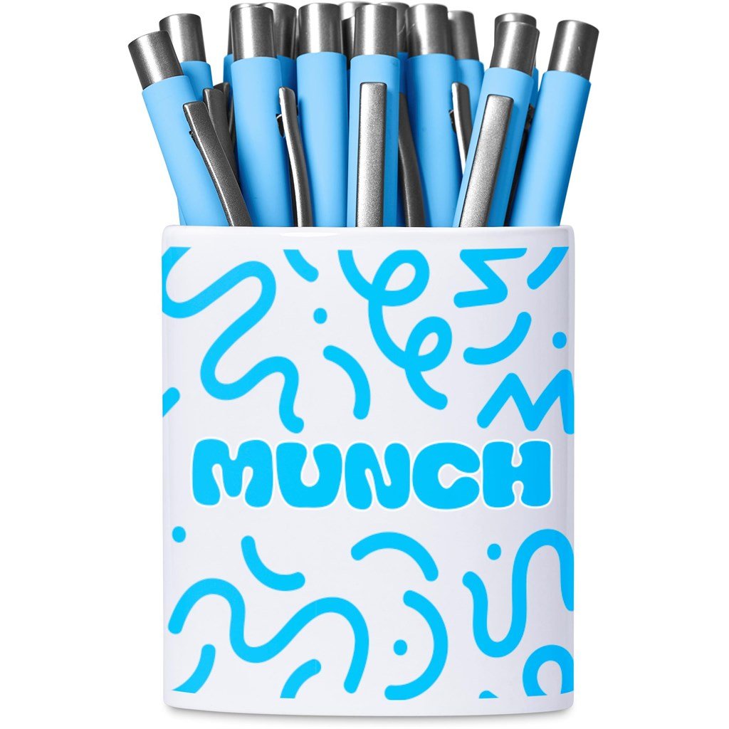 Mural Sublimation Ceramic Stationery Cup SOLID WHITE - Stationery,Stationery,Ideas for Work