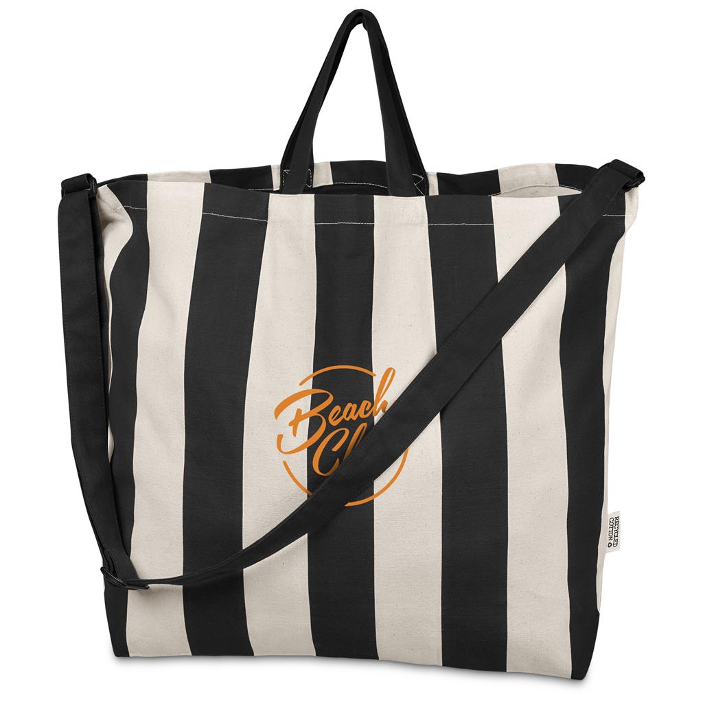 Natsuri Recycled Canvas Large Beach Bag BLACK - Eco-Friendly Bags,Shoppers and Totes,Bags,Cotton Products,Bags,Ideas for Summer,Ideas