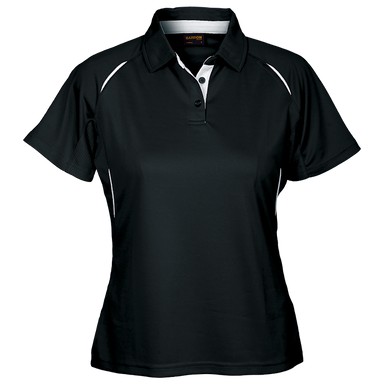 Neptune Golfer Ladies Black/White / XS / Regular - Golf Shirts