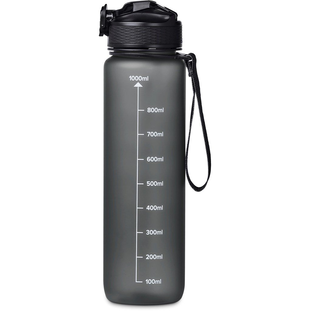 Neptune Plastic Water Bottle - 1 Litre BLACK - Bottles,Ideas for Fitness,Drinkware