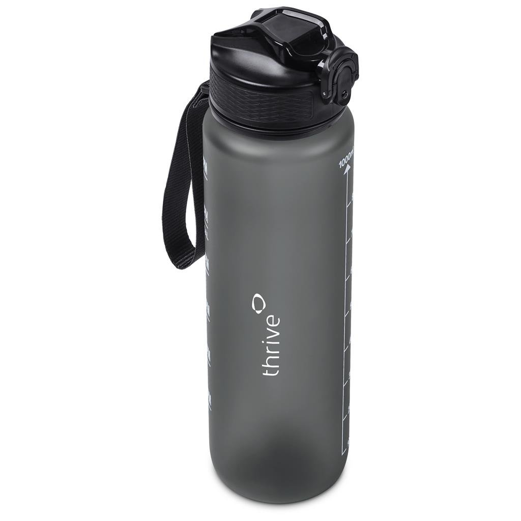 Neptune Plastic Water Bottle - 1 Litre BLACK - Bottles,Ideas for Fitness,Drinkware