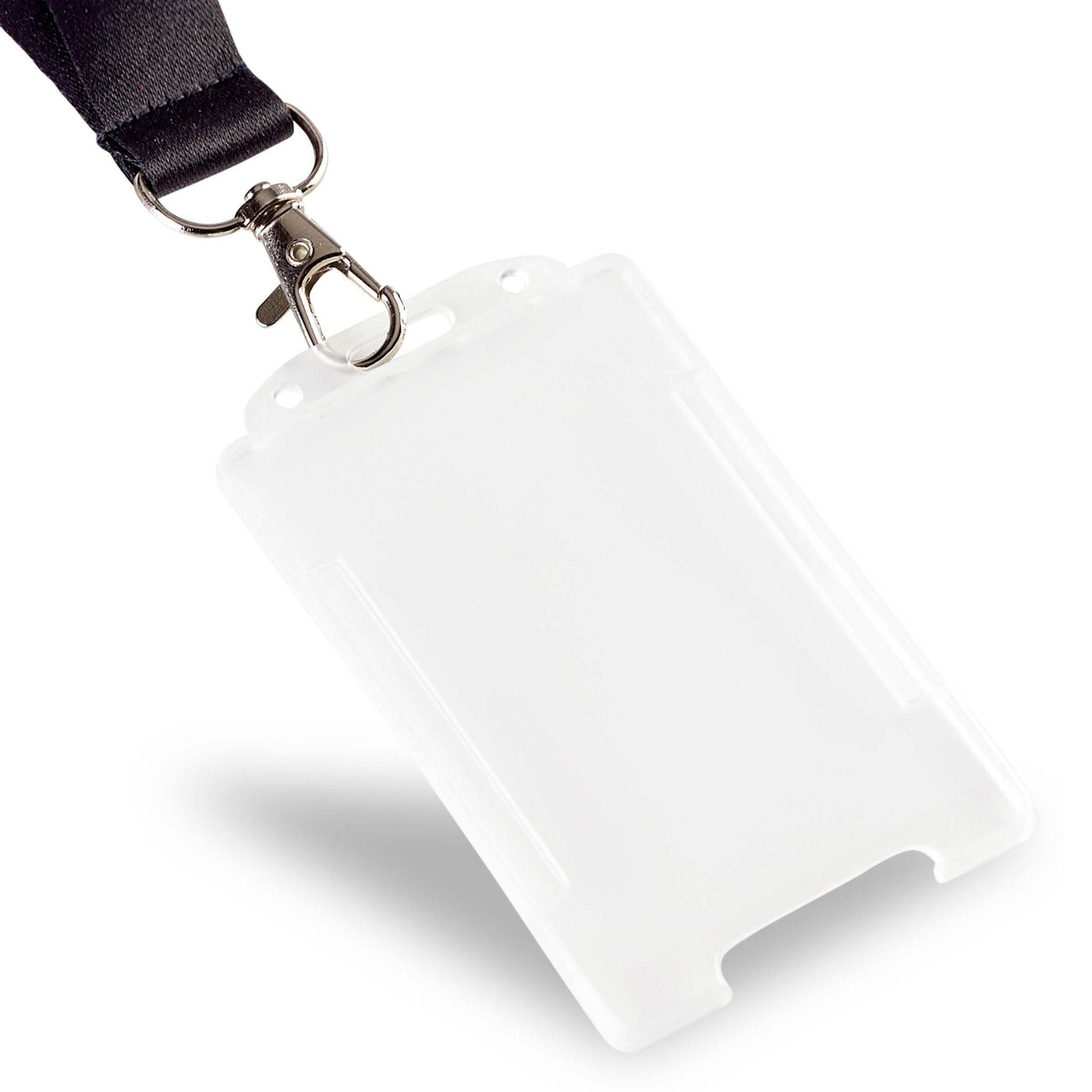Lanyard card holder with no logo