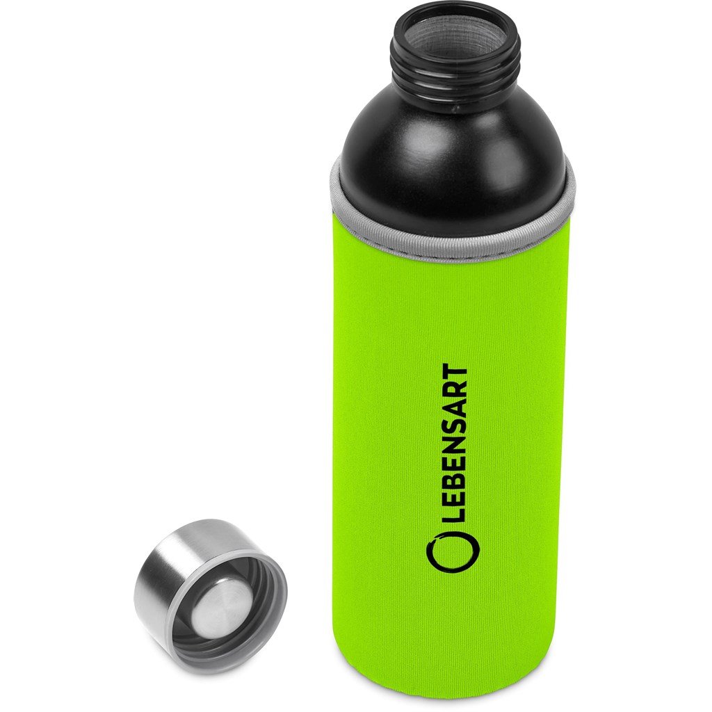 Nostro Recycled Aluminium Water Bottle - 650ml - Bottles,Drinkware,Recycled Drinkware