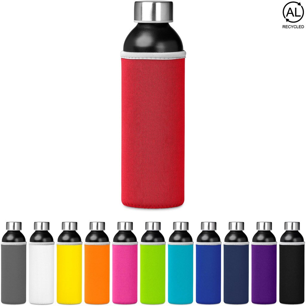 Nostro Recycled Aluminium Water Bottle - 650ml - Bottles,Drinkware,Recycled Drinkware