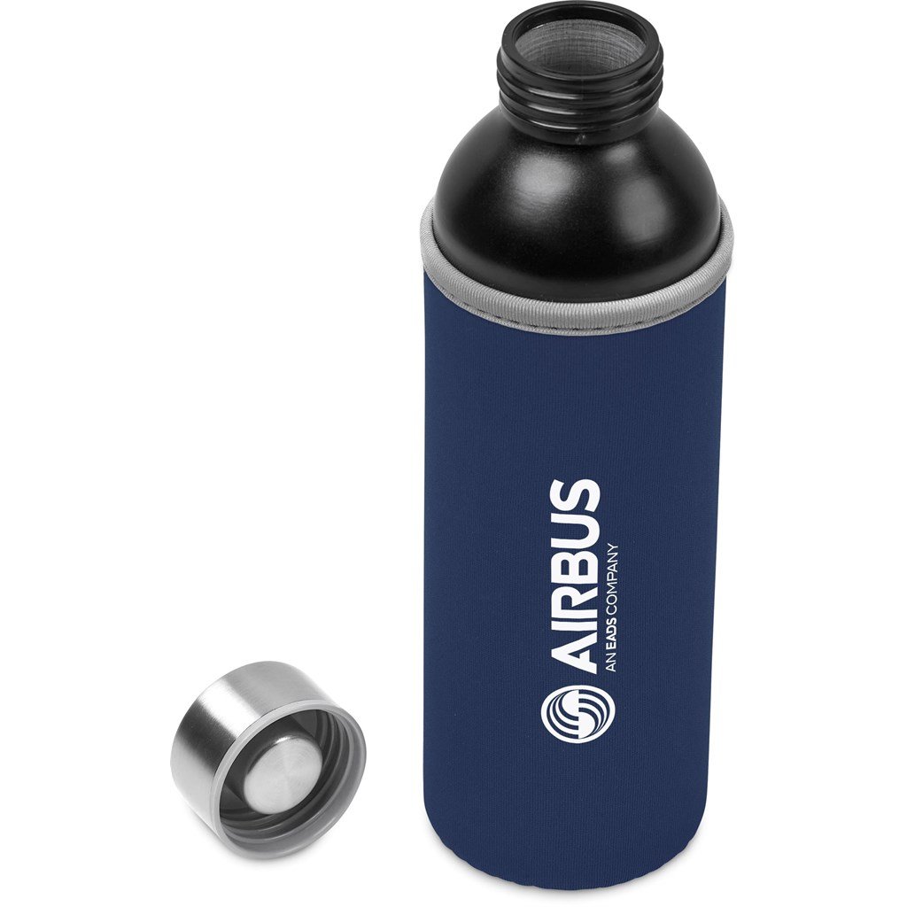 Nostro Recycled Aluminium Water Bottle - 650ml - Bottles,Drinkware,Recycled Drinkware