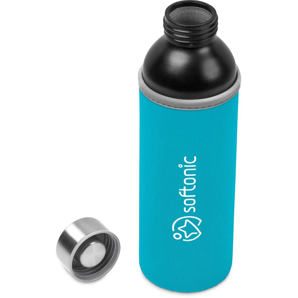 Nostro Recycled Aluminium Water Bottle - 650ml - Bottles,Drinkware,Recycled Drinkware