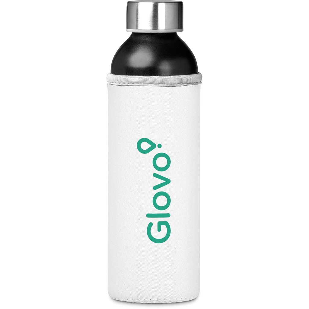 Nostro Recycled Aluminium Water Bottle - 650ml SOLID WHITE - Bottles,Drinkware,Recycled Drinkware