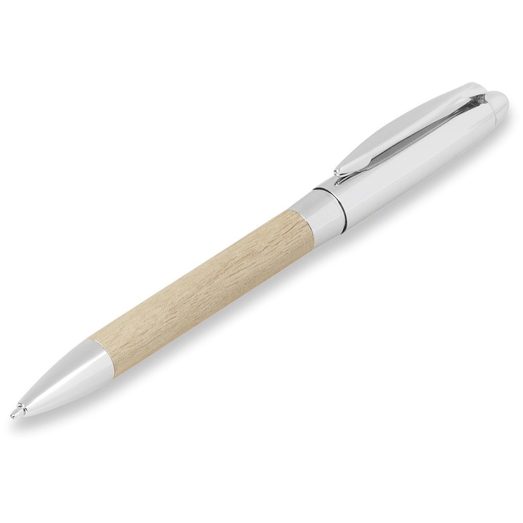 Oakridge Soft Cover Notebook & Pen Set - Beige - Notebooks Notepads