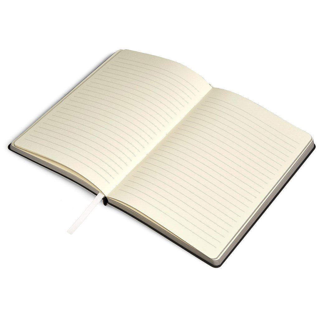 Oakridge Soft Cover Notebook & Pen Set - Beige - Notebooks Notepads