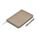 Oakridge Soft Cover Notebook & Pen Set - Beige - Notebooks Notepads