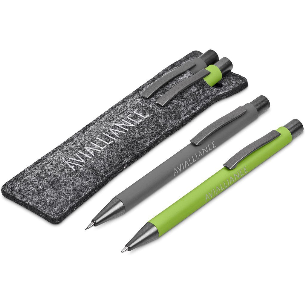 Omaha Ball Pen & Pencil Set LIME - and Sets