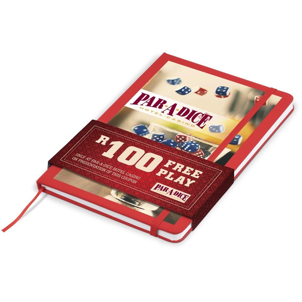 Omega A5 Hard Cover Notebook - Notebooks & Notepads